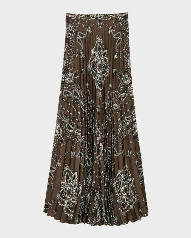 Bastia Pleated Midi Skirt